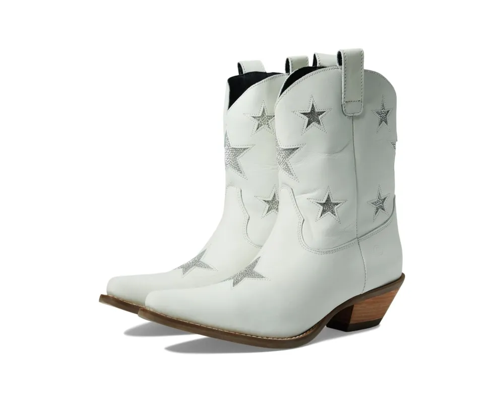 star struck leather booties