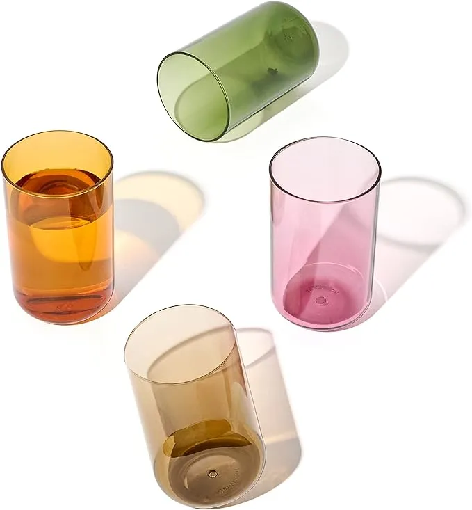 colorful tumblers