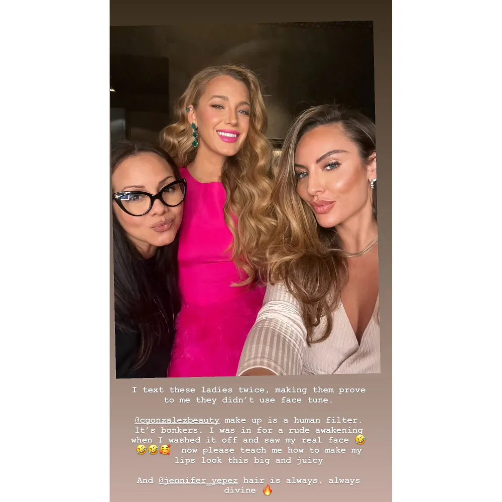 Blake Lively Jokes About Her Makeup Being Too Good She Thought It Was Facetune 2