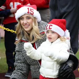 Brittany Mahomes Beams With Kids at Husband Patrick Mahomes Kansas City Chiefs Game on Christmas