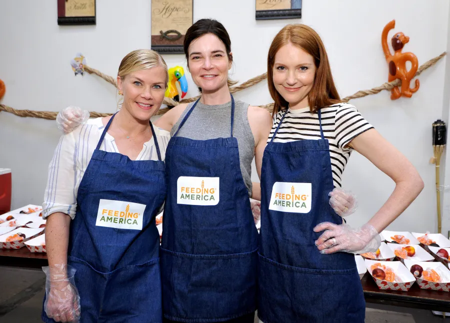 Celebrities Donating Their Time at Food Banks