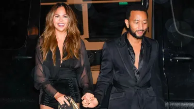 Chrissy Teigen and John Legend out in NYC for John's Birthday