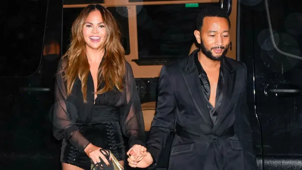Chrissy Teigen and John Legend out in NYC for John's Birthday