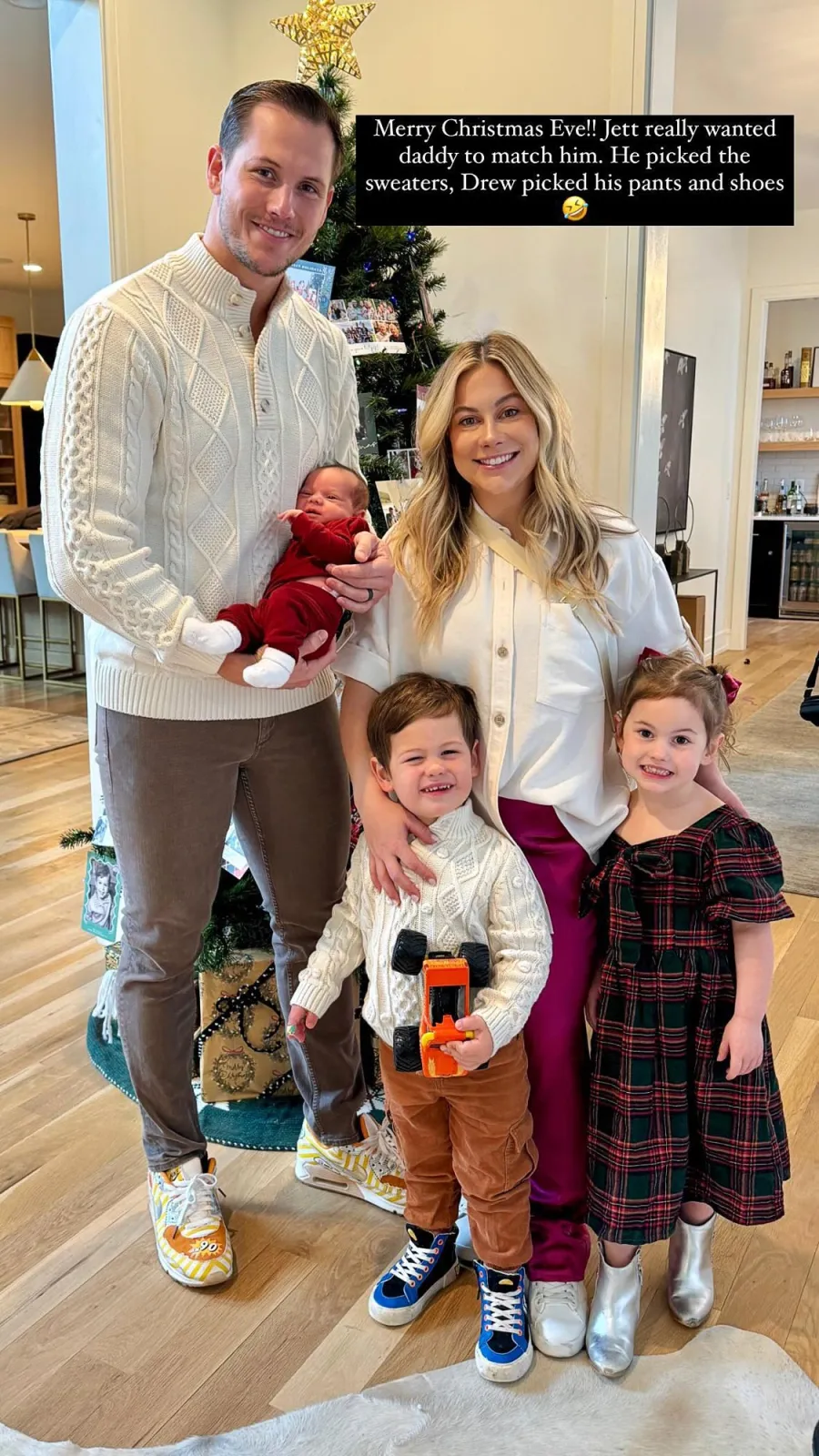 David and Victoria Beckham Jana Kramerand More Stars Are Feeling Jolly on Christmas 2023 592