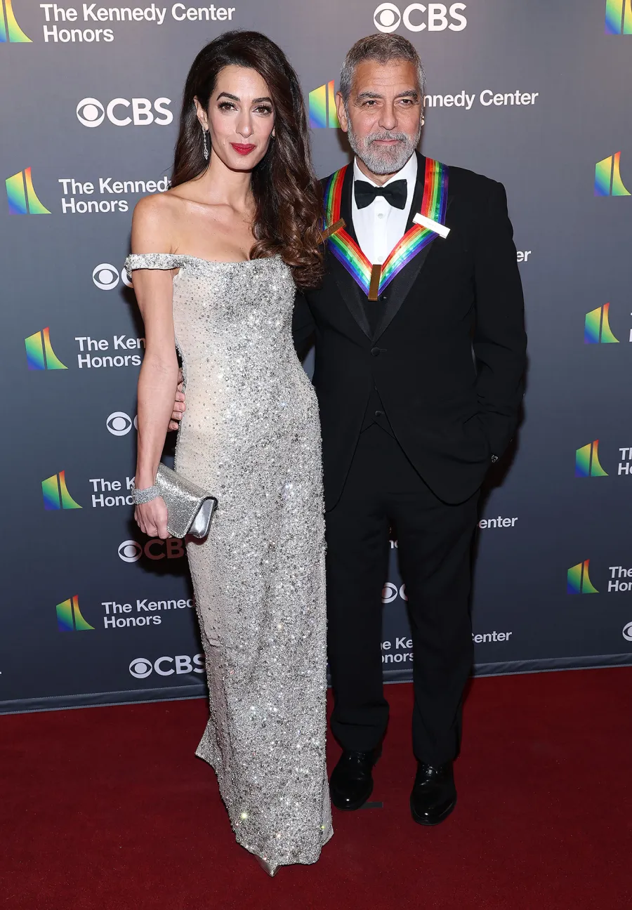 December 2022 Amal Clooney Glistens in Gold at 2023 Fashion Awards