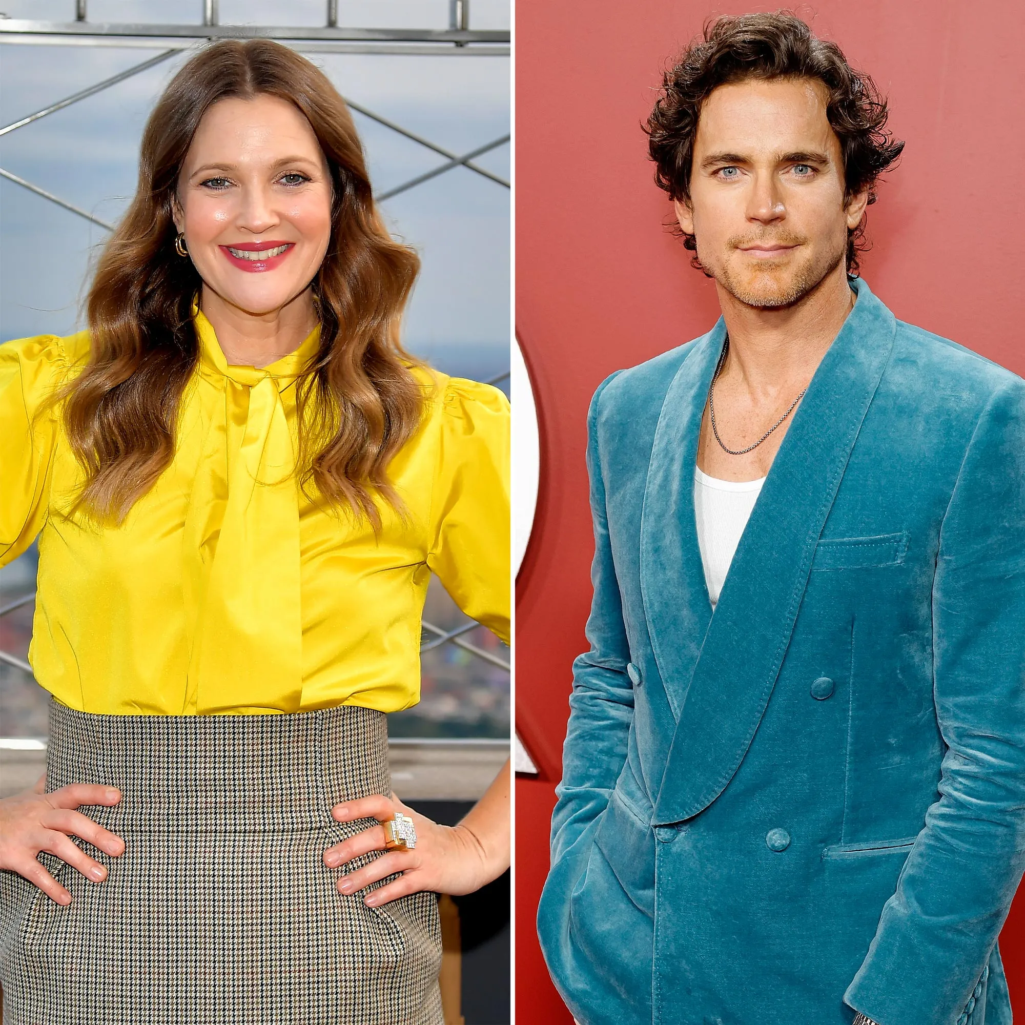 Drew Barrymore Swoons After Kissing Matt Bomer on Her Talk Show