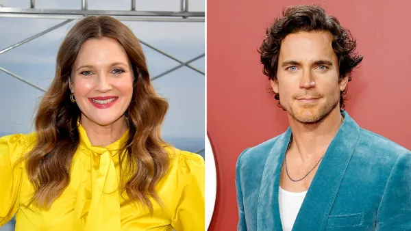 Drew Barrymore Swoons After Kissing Matt Bomer on Her Talk Show