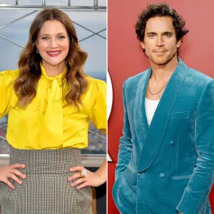 Drew Barrymore Swoons After Kissing Matt Bomer on Her Talk Show