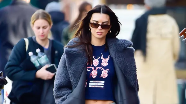 Feature Emily Ratajkowski Makes a Case for a Cold Weather Crop Top