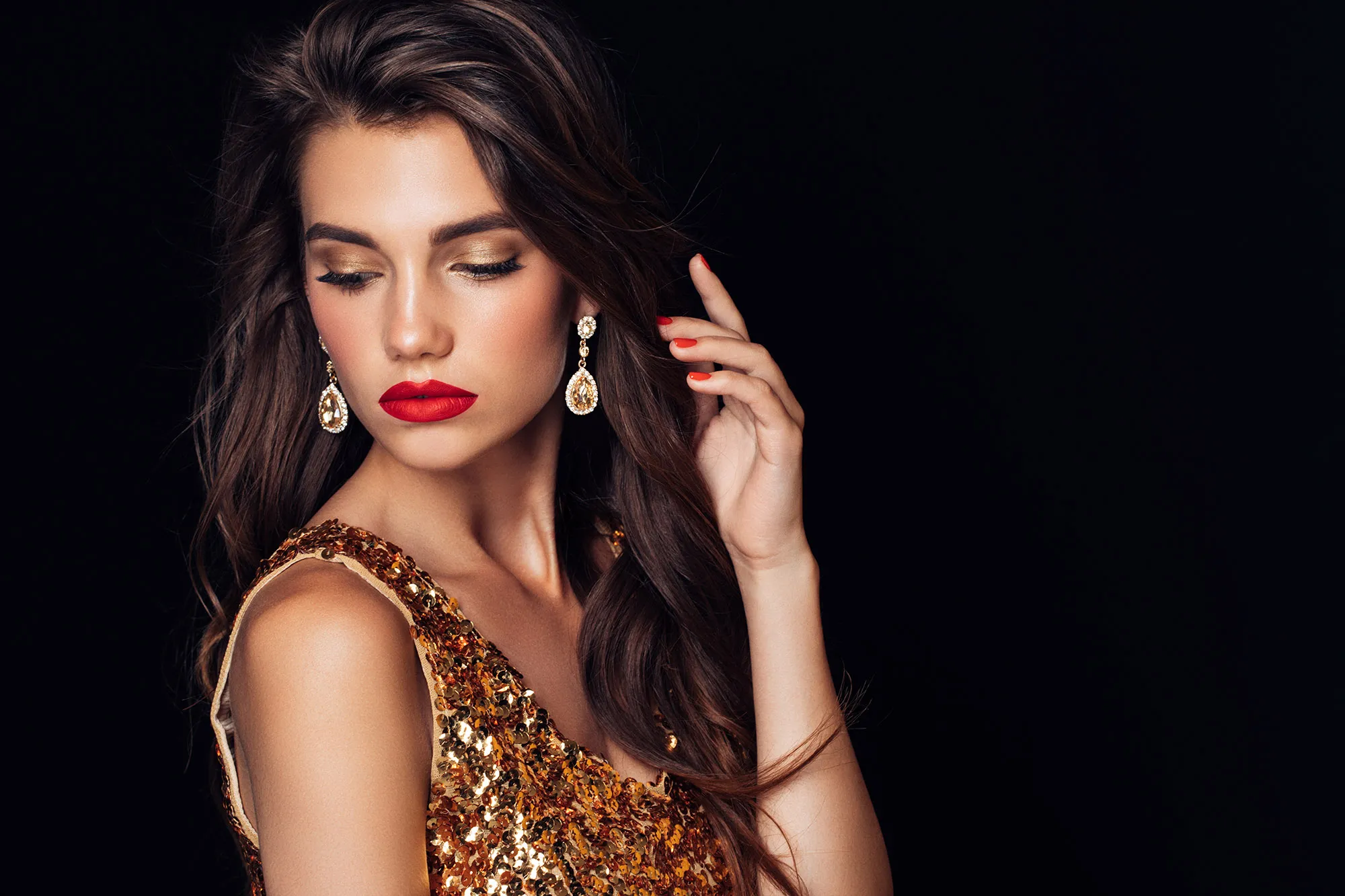 New Year's Eve makeup idea