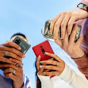 Gen Z on phone
