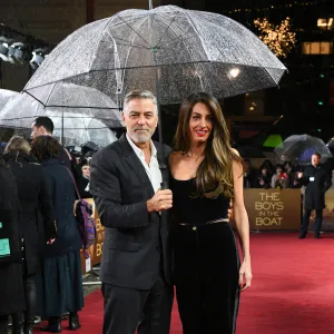 George Clooney and Amal Clooney Are Couple Goals in Moody Ensembles