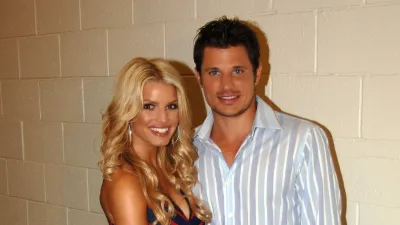 Jessica Simpson and Nick Lachey Pre-Game Performance at FedEx Field
