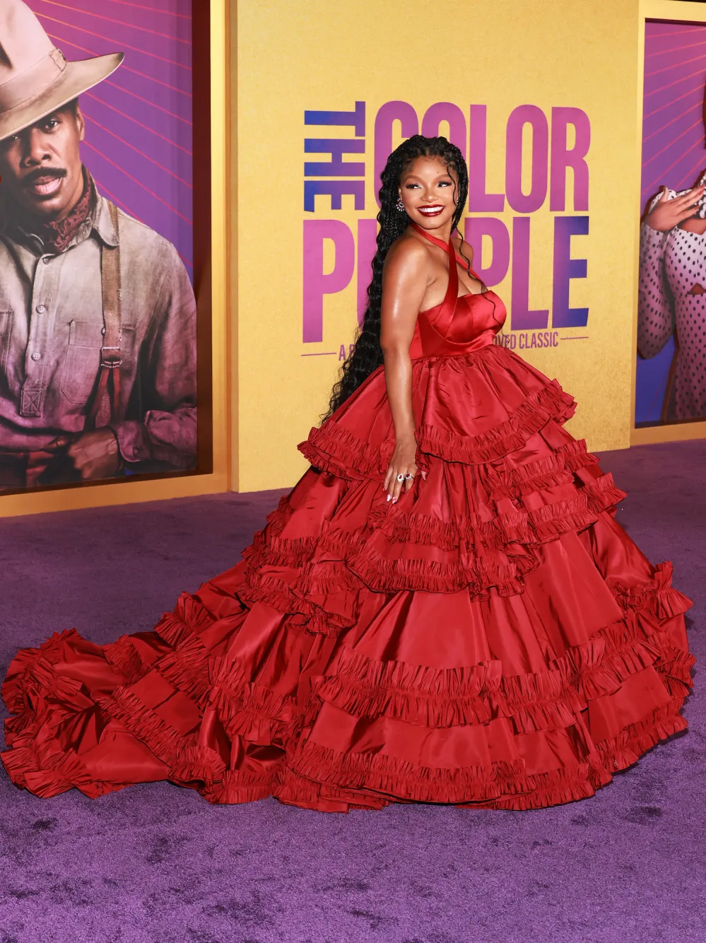 FEATURE Halle Bailey at The Color Purple Premiere