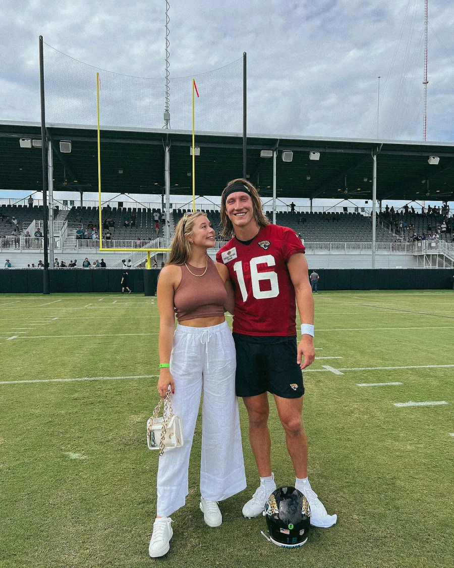 Jaguars Trevor Lawrence and Wife Marissas Timeline