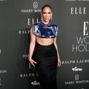 Jennifer Lopez Dares to Wear Skin-Baring Breastplate at Elle Women in Hollywood Awards