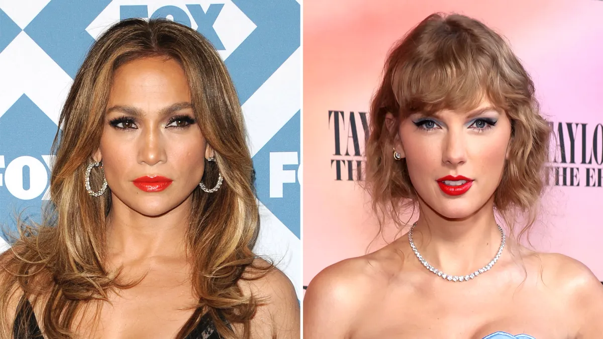 Jennifer Lopez Gives Red Lip Tutorial and Cites Taylor Swift as Inspo