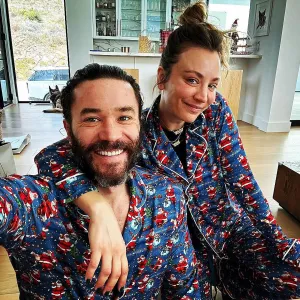 Kaley Cuoco and Tom Pelphrey Cuddle Up With Daughter Matilda for Their 1st Christmas as a Family