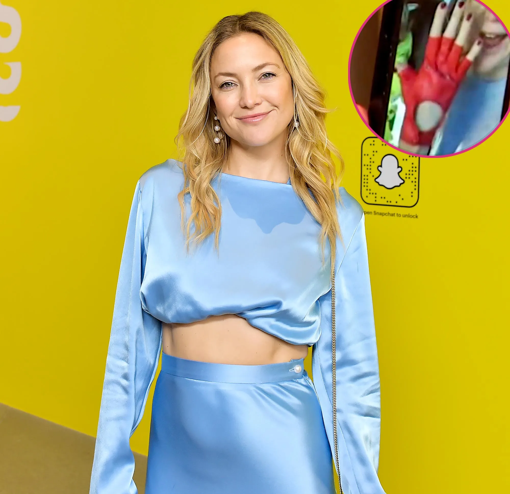 Kate Hudson Shows Off Bright Red Driving Gloves