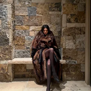 Kendall Jenner Creates Controversy in Oversized Fur Coat
