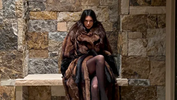 Kendall Jenner Creates Controversy in Oversized Fur Coat