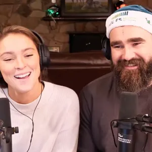 Kylie Kelce Praises Husband for Her Christmas Necklace