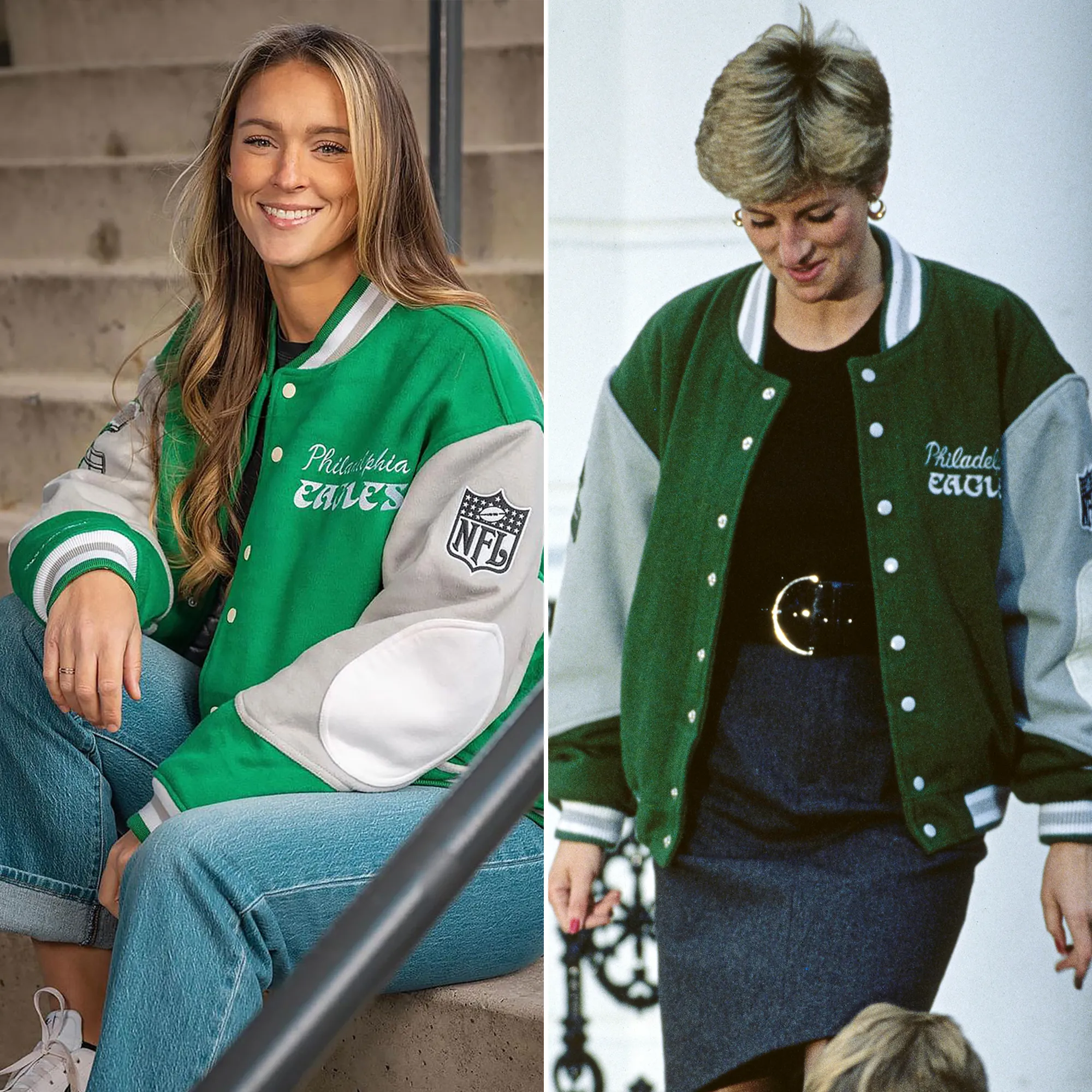 Kylie Kelce Reacts to 'Absurd' Hype Over Signed 'Princess Diana' Jacket Auction