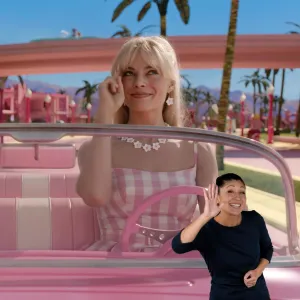 Leila Hanaumi Makes Waves as the ‘Barbie’ Movie’s ASL Interpreter on Streaming Platform Max