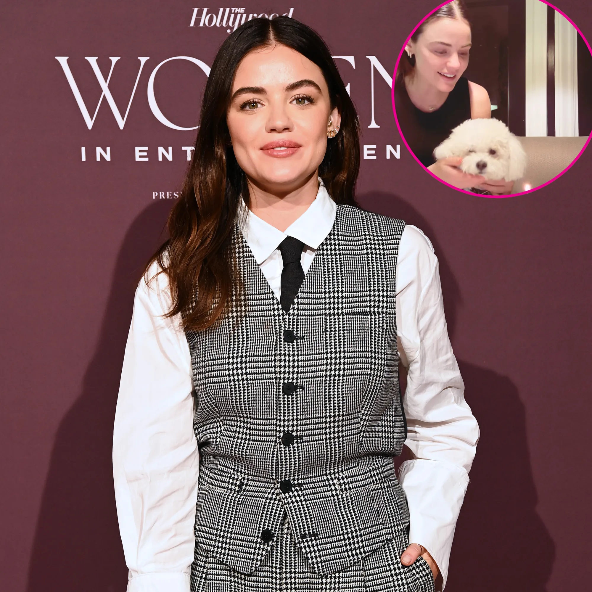 Lucy Hale Adorably Helps Pup Ethel Blow Out Birthday Cake Candles