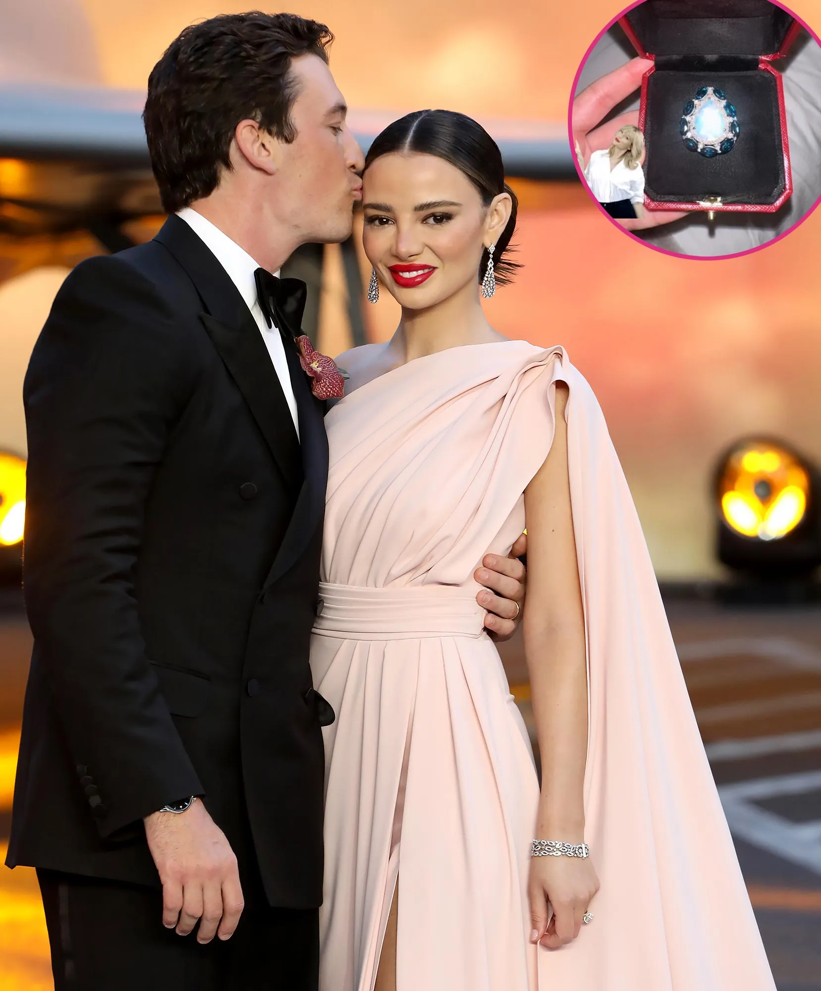 Miles Teller’s Wife Keleigh Sets the Record Straight on Taylor Swift’s Now-Viral Opal Ring