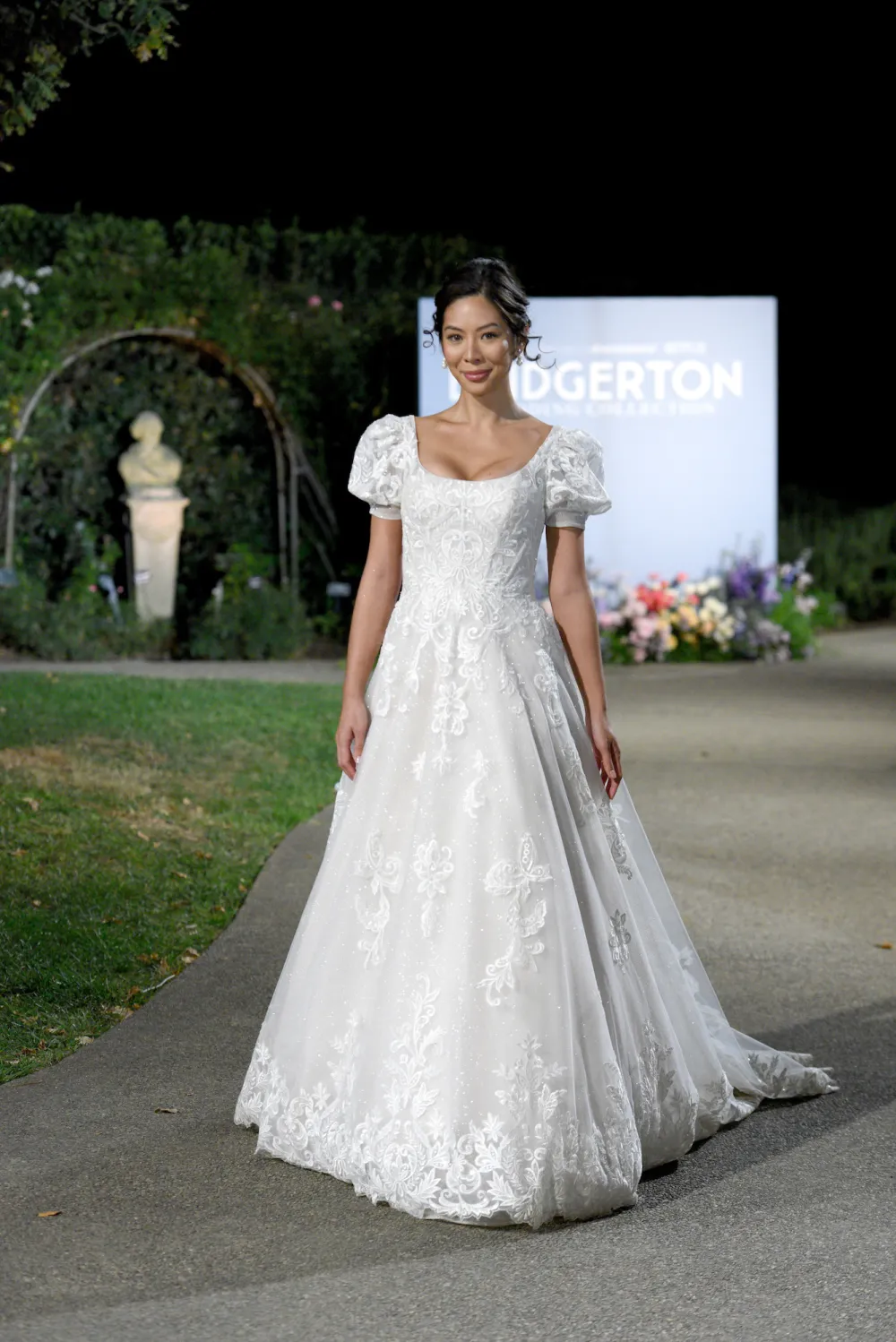 Netflix s Bridgerton Comes to Life in Allure Bridals Wedding Gown Collection