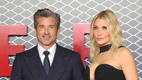 Patrick Dempsey and Wife Jillian Fink Make Stylish Joint Appearance at Ferrari Premiere in London