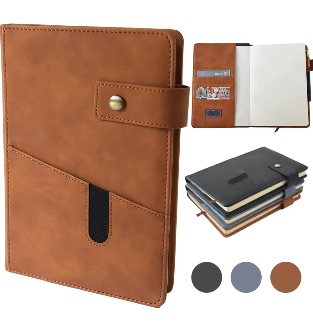 Personalized Leather Journal from The White Invite