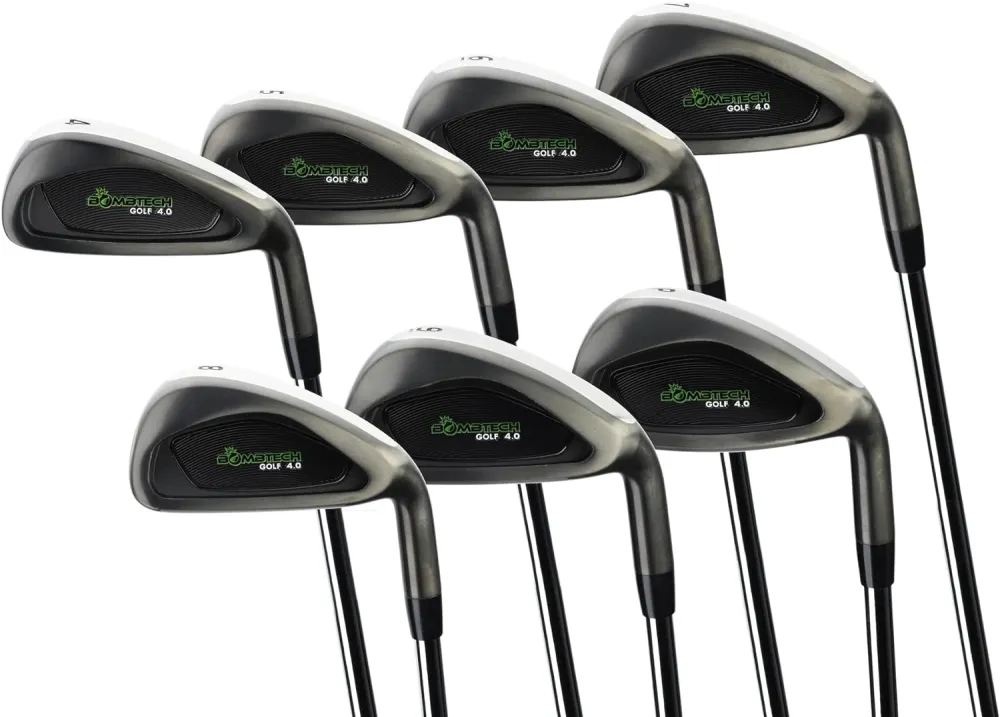Premium Golf Irons and Driver Set from Bombtech Golf