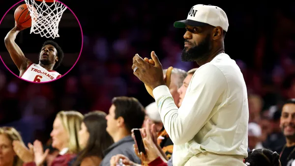 Promo LeBron James Got Emotional Watching Son Bronny James USC Basketball Debut