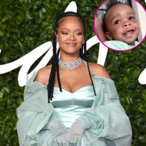 Rihanna Jokes Her Son RZA Has Her Forehead