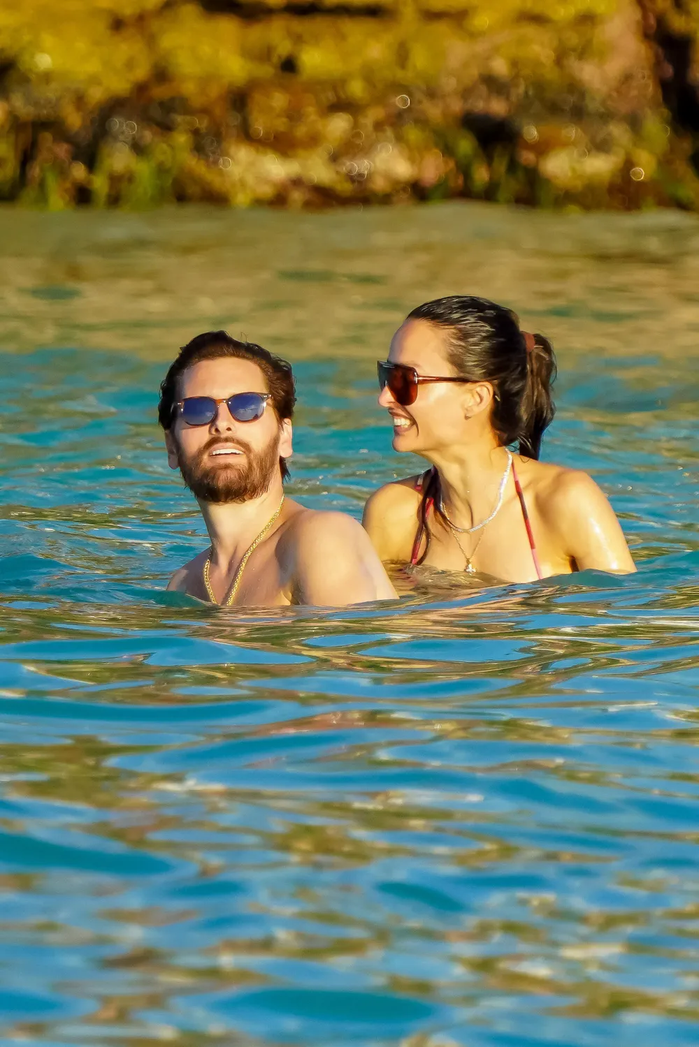 Scott Disick Spotted on a Beach With Ex Chloe Bartoli in St Barths