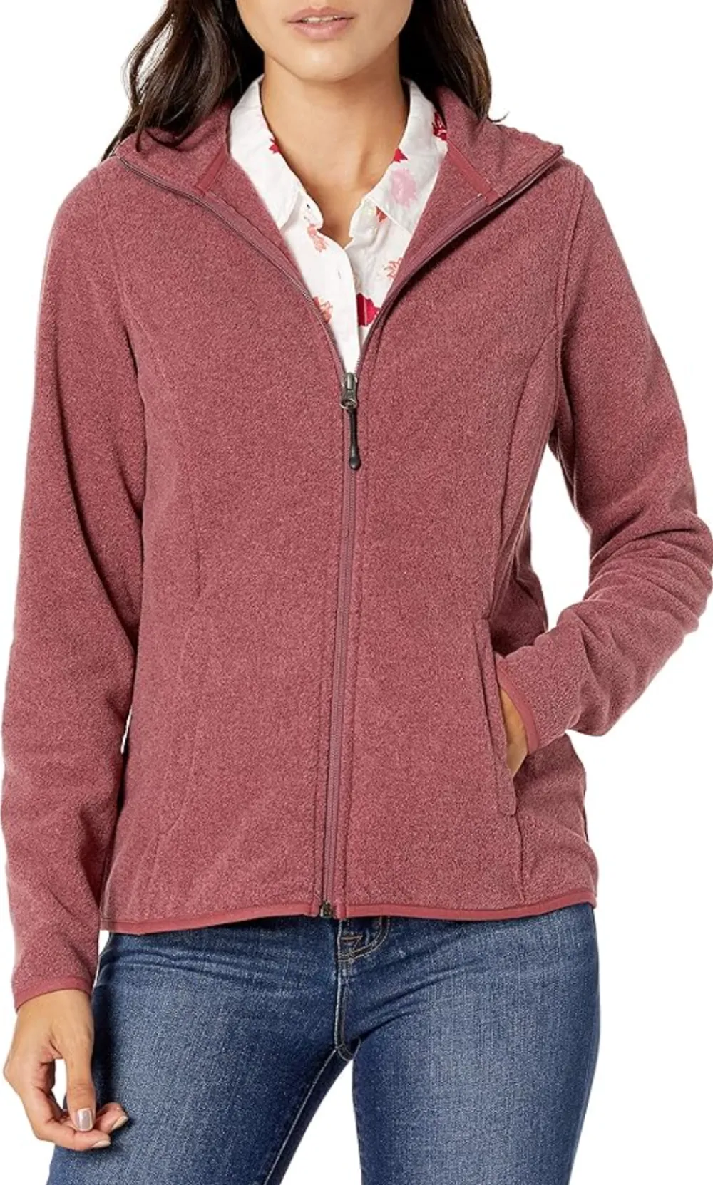 Amazon Essentials Women's Classic-Fit Full-Zip Polar Soft Fleece Jacket