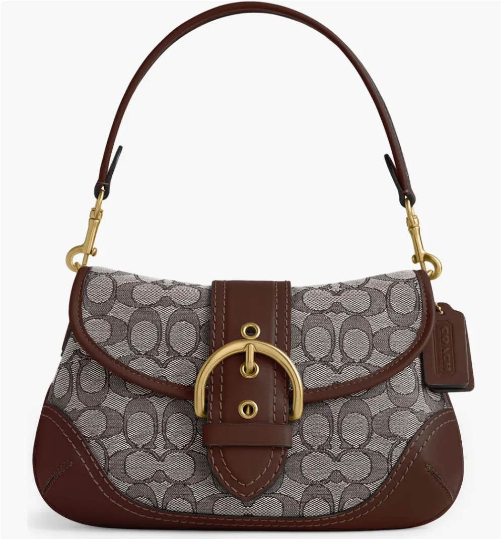 Coach Signature Jacquard Soho Shoulder Bag