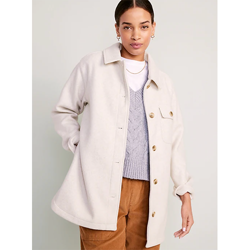 Old Navy Soft-Brushed Shacket for Women