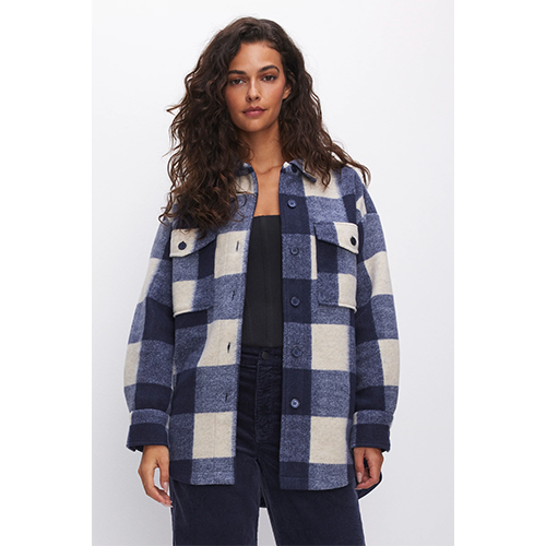 Good American Felted Shacket