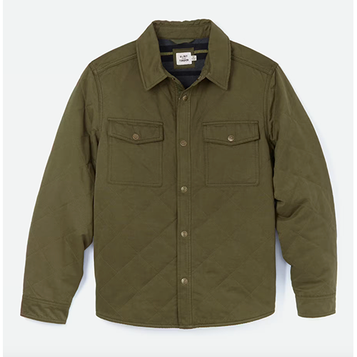 Huckberry Flint and Tinder Quilted Nylon Shirt Jacket