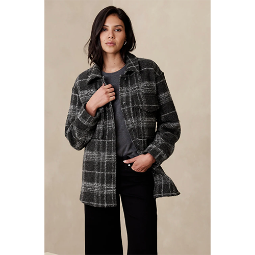 Banana Republic Plaid Shacket