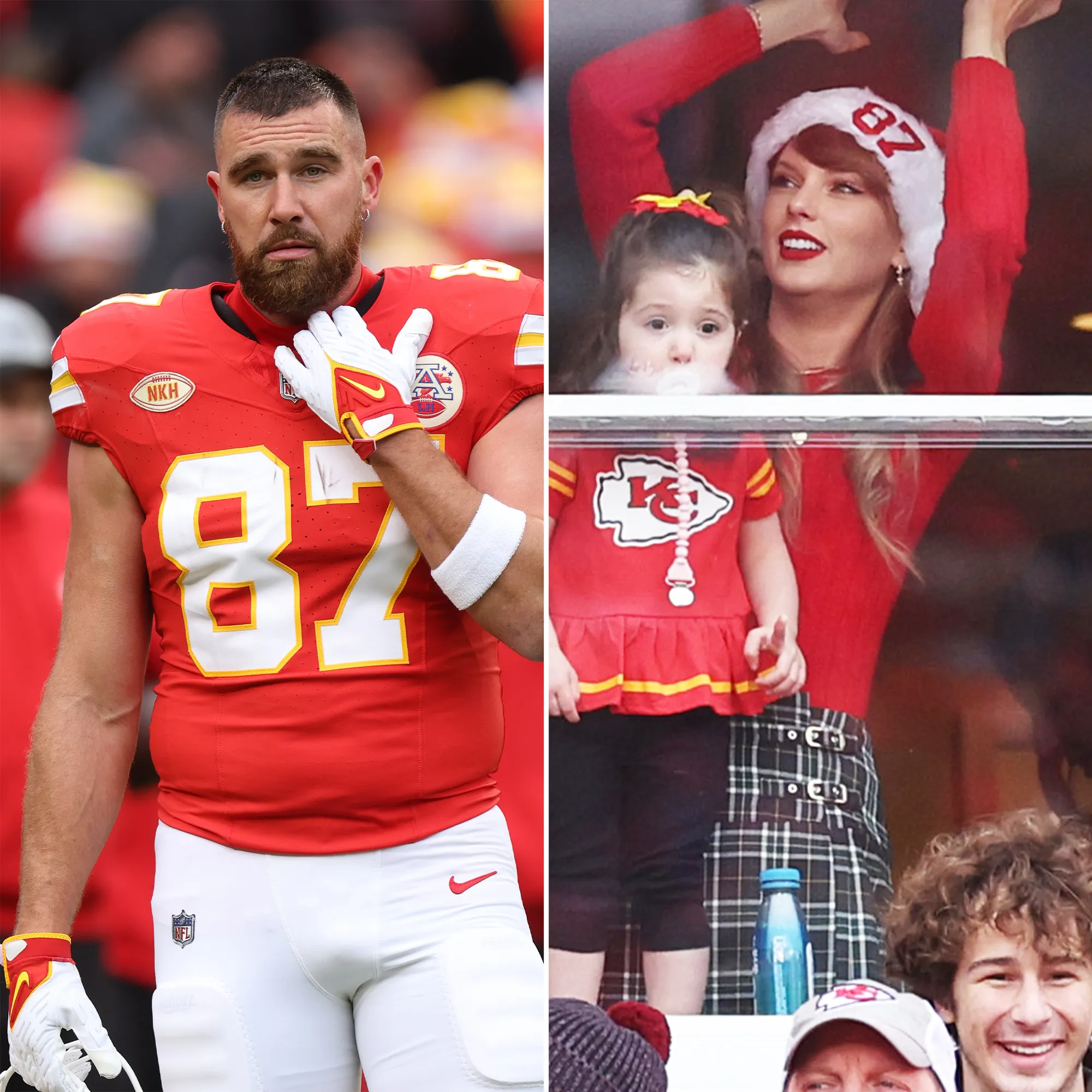 Taylor Swift Spends Christmas at Travis Kelce Chiefs Raiders Game
