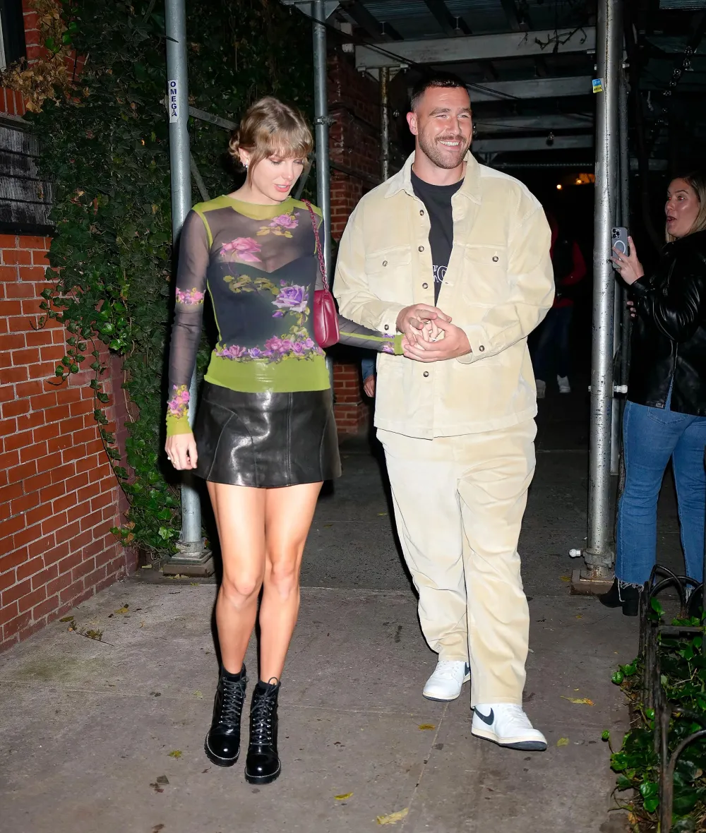 Taylor Swift Spotted Leaving Chiefs Game Hand in Hand With Travis Kelce