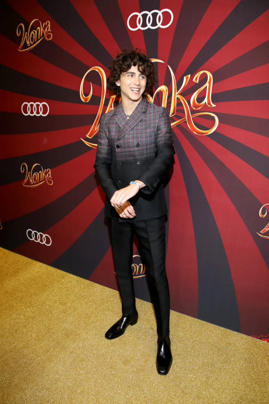 Timmy s Wonka Press Tour Looks