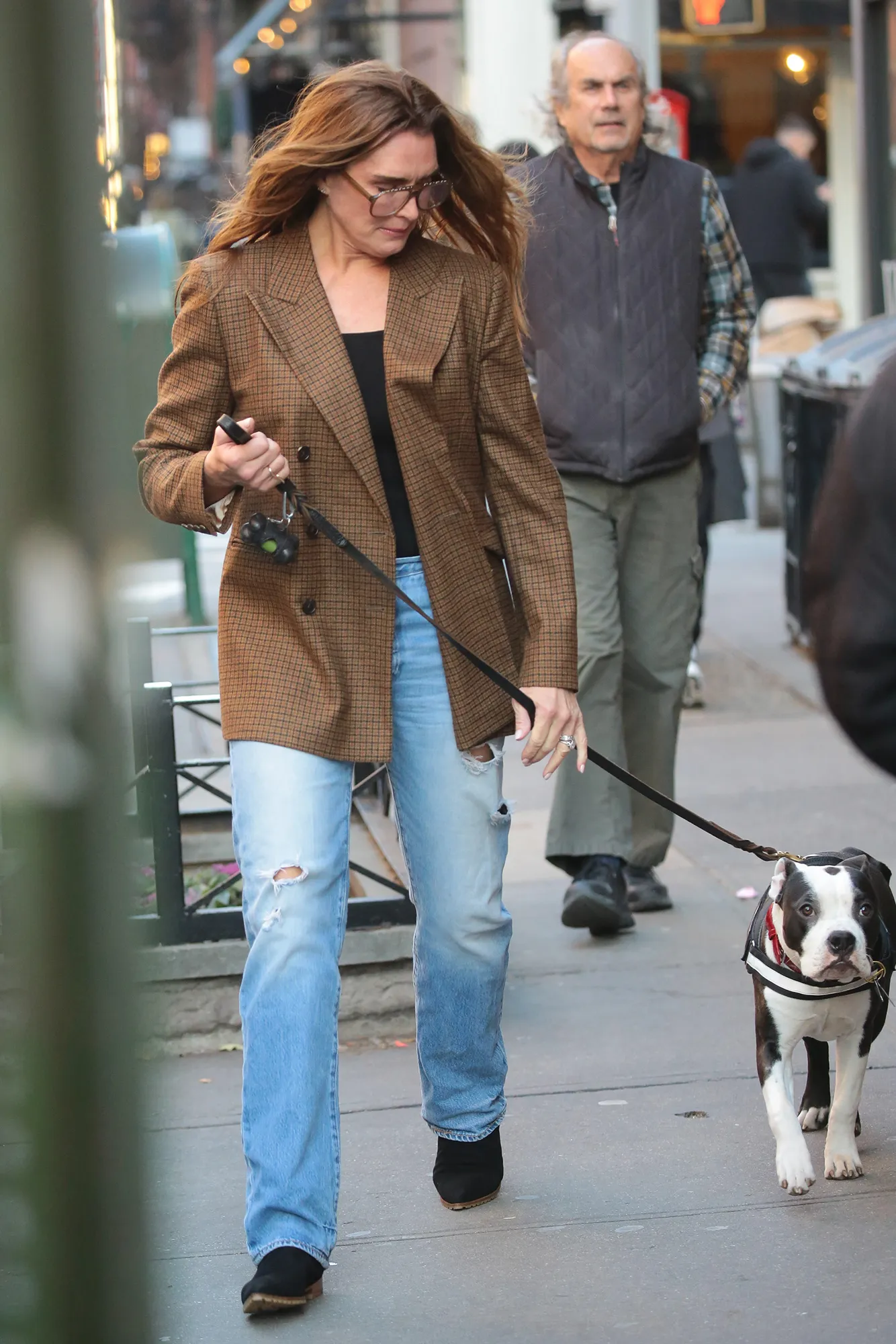Brooke Shields in NYC on December 16, 2023.