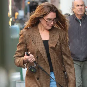 Brooke Shields in NYC on December 16, 2023.