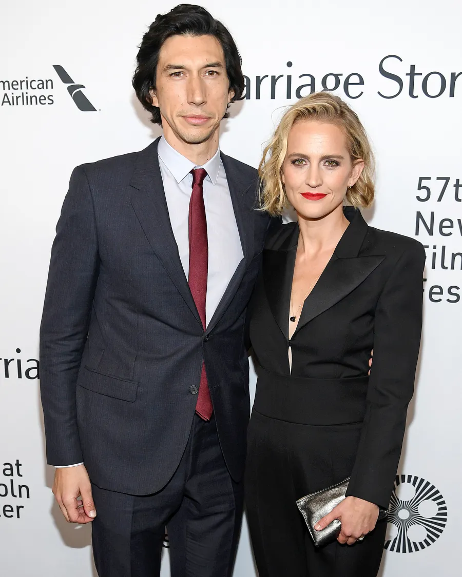 Adam Driver and Joanne Tucker Celebrities Who Secretly Welcomed Children