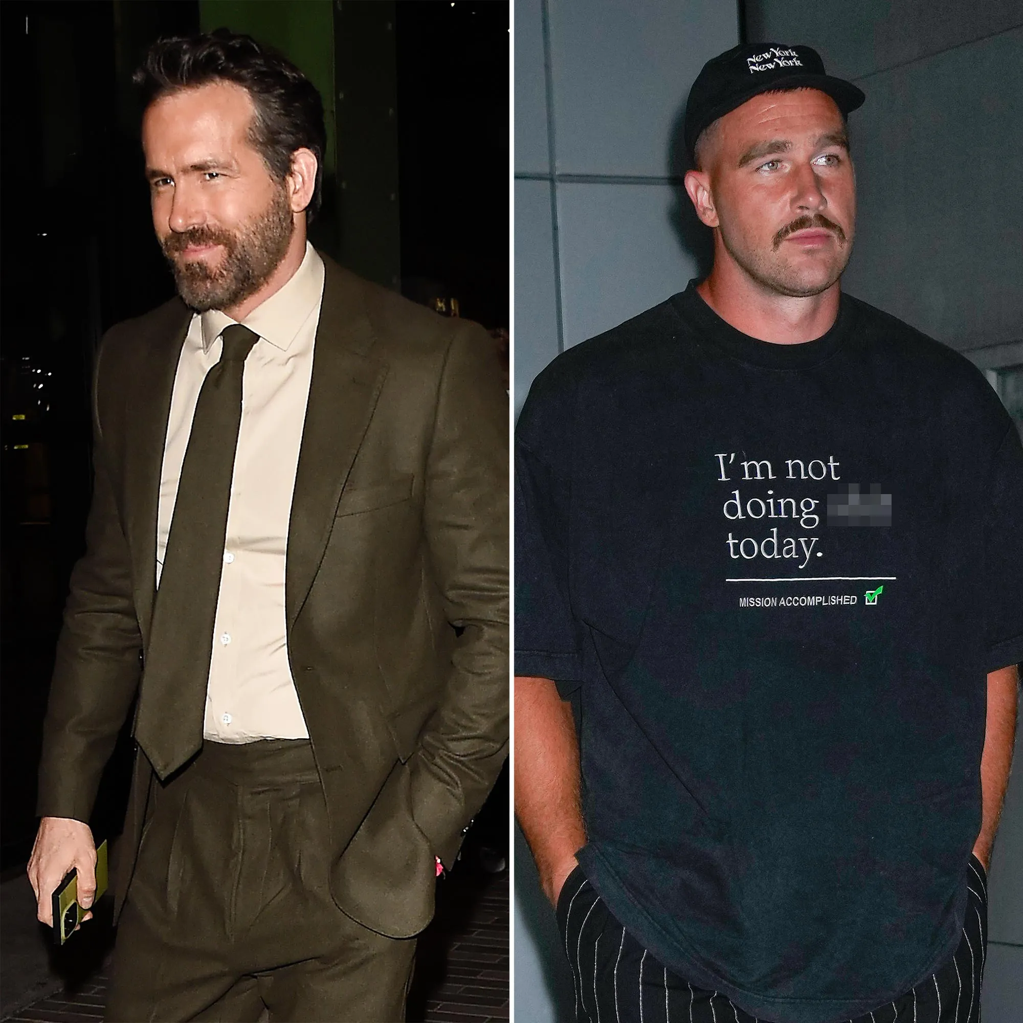 Ryan Reynolds Made Us LOL With Travis Kelce Meme Inspired by Blake Lively and Taylor Swift